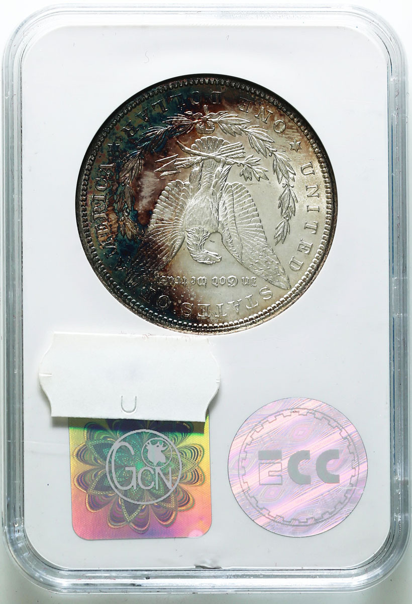 USA. Dolar 1881 S, San Francisco GCN MS63